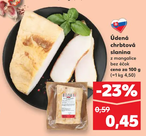 Údená chrbátová slanina