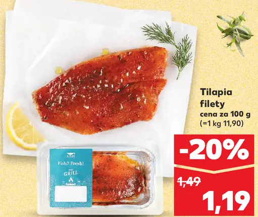 Fish & Fresh Tilapia filety
