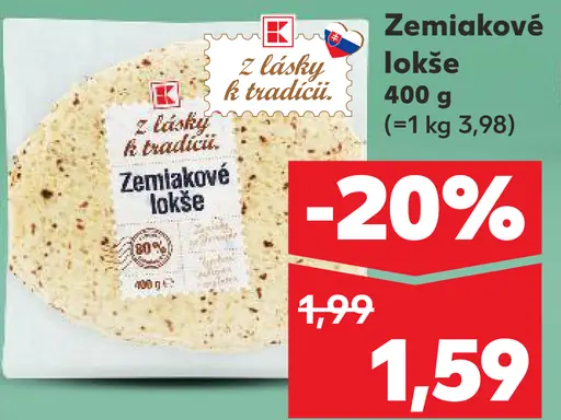 K-Classic Z lásky k tradícii zemiakové lokše XXL