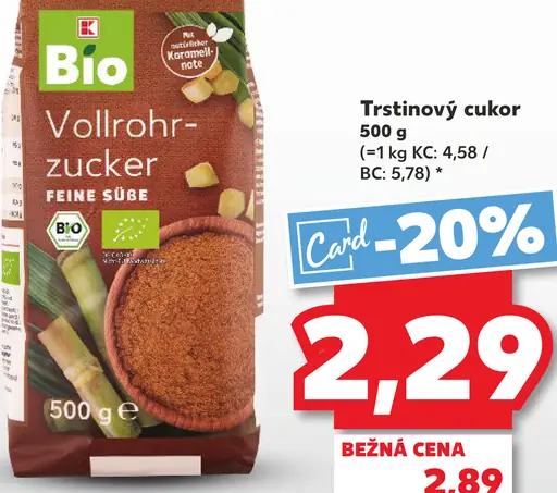 K-Classic Bio trstinový cukor