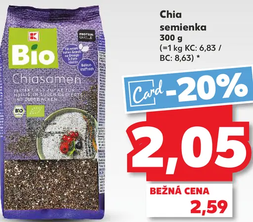 K-Classic Bio chia semienka