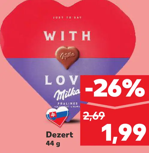 Milka dezert With Love