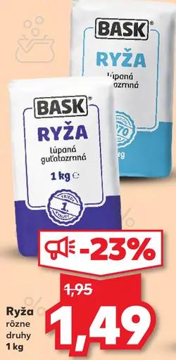 Bask Ryža lúpaná guľatozrnná