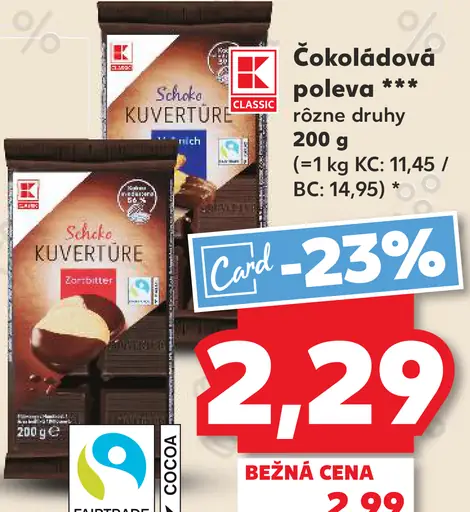 K-Classic čokoládová poleva