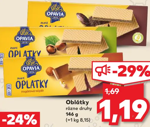 Opavia Zlaté oplátky