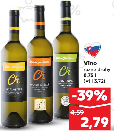 Biele a červené víno rôzne druhy