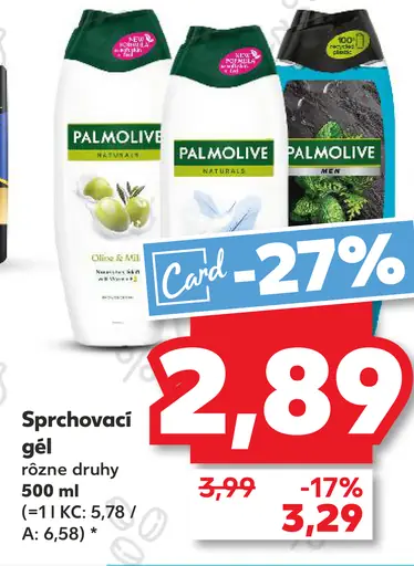 Palmolive sprchový gél vybrané druhy
