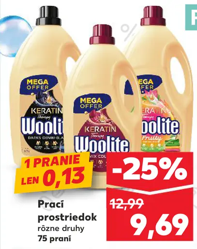 Woolite prací prostriedok Keratin