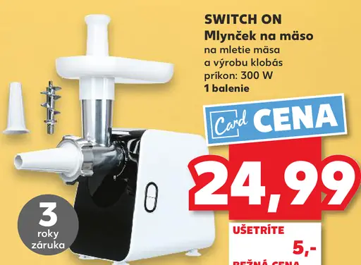 Switch On mlynček na mäso