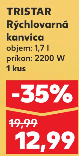Tristar rýchlovarná kanvica