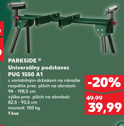 Parkside univerzálny podstavec PUG 1550 A1