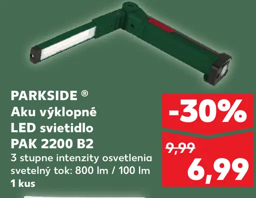 Parkside Aku výklopné LED svetlo