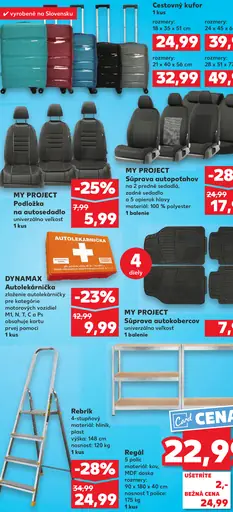 Rebrík 4-stupňový hliník plast