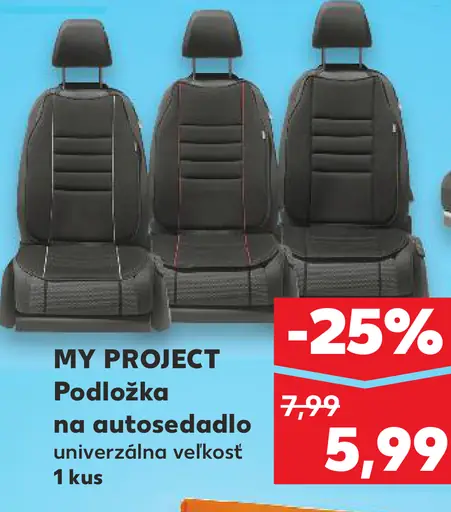 MY PROJECT Podložka na autosedaľu univerzálna veľkosť