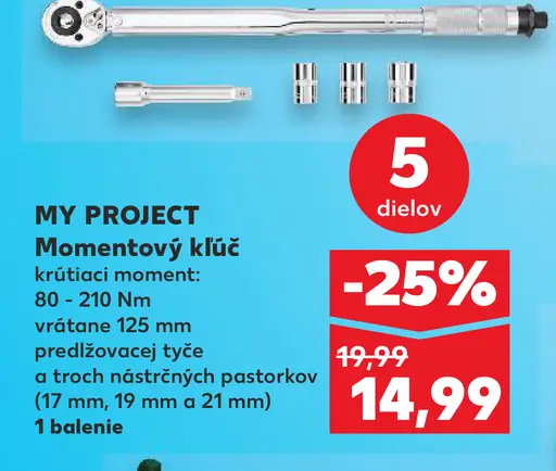 MY PROJECT Momentový kľúč