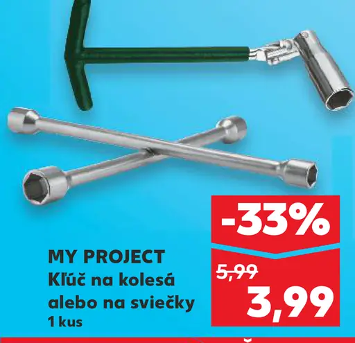 My Project kľúč na kolesá alebo na sviečky