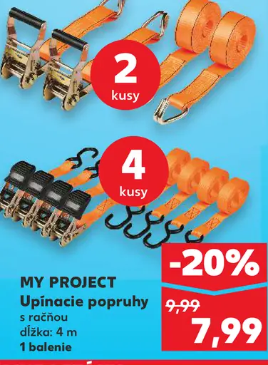 My Project upínacie popruhy s račňou