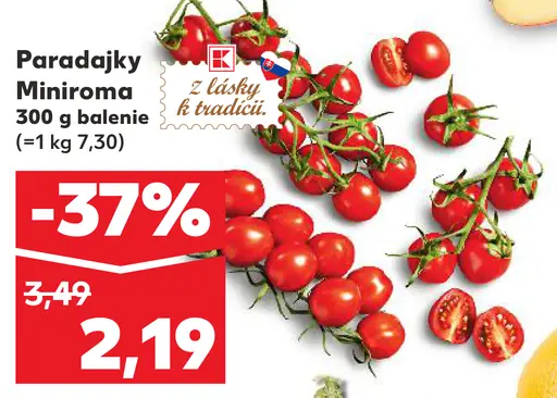 Paradajky Minirama