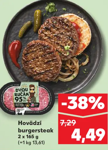 Dvou Bukanýrů Hovězdí burgersteak