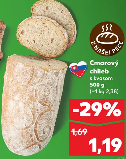 Cmarový chlieb s kváskom