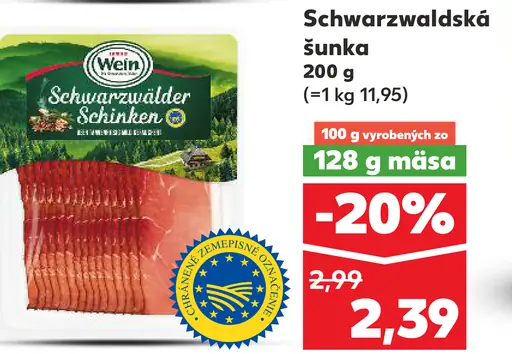 Schwarzwaldská šunka