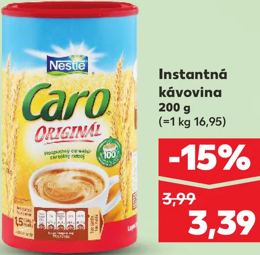 Nestlé Caro originál instantná kávovina