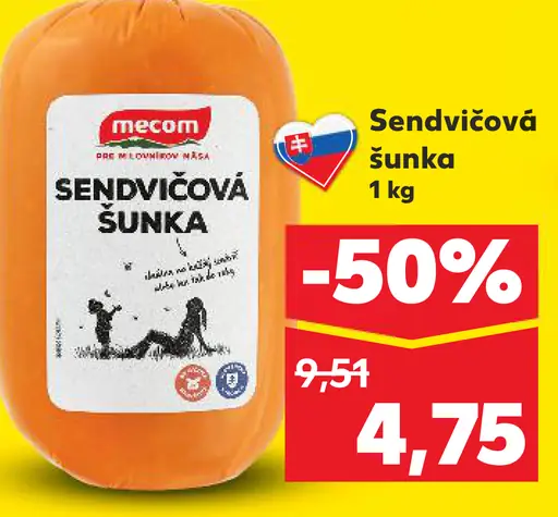 Mecom Sendvičová šunka