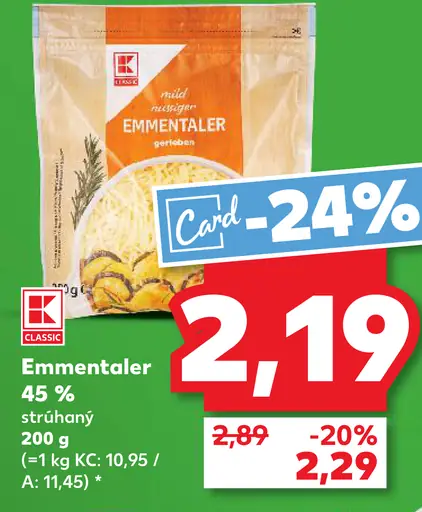 K-Classic Emmentaler 45 %
