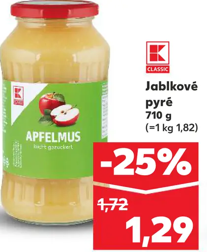 K-Classic Jablkové pyré