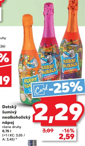 K-Classic Detský šumivý nealkoholický nápoj