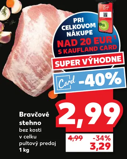 Bravčové stehno bez kosti