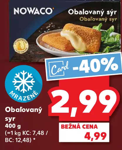 Nowaco Obalovaný syr