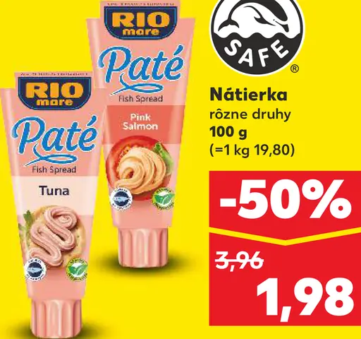 Rio Mare pâté nátierka