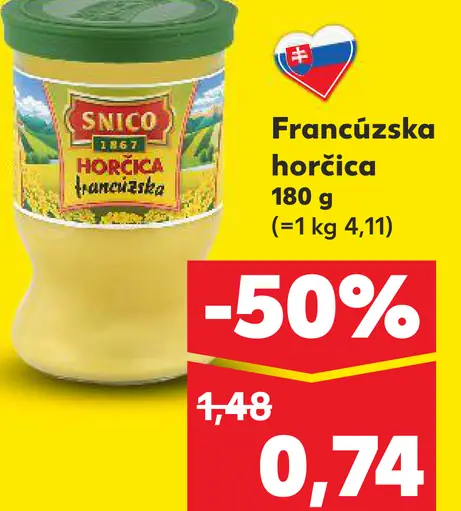 Snico Francúzska horčica