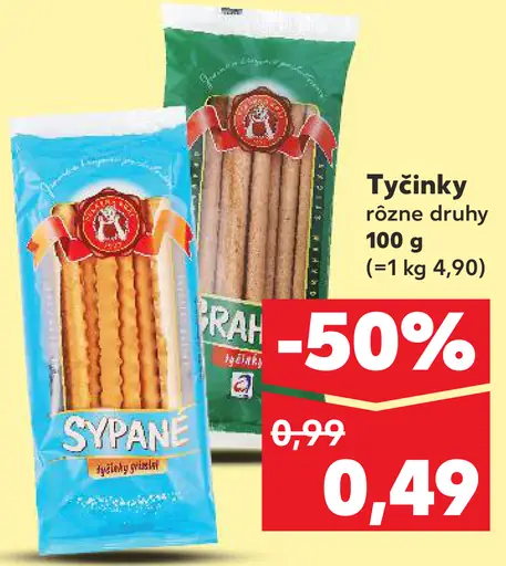 Tyzinky slané tyčinky