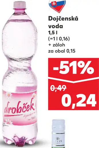 Drobček Dojčenská voda