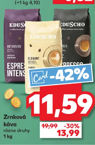 Eduscho Zrnková káva Espresso Intenso, Caffè Crema