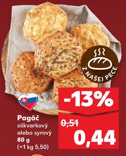 Pagáč oškvarkový alebo syrový