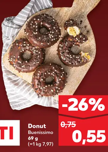 Donut Buenissimo čokoládový