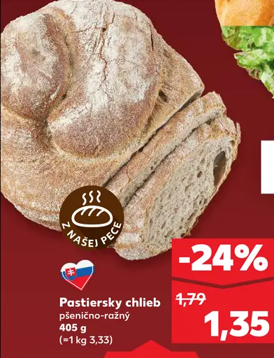Pastiersky pšeničný chlieb