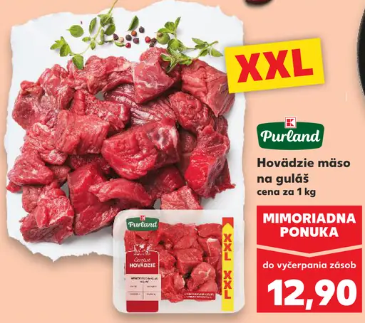 Purland Hovädzie mäso na guláš