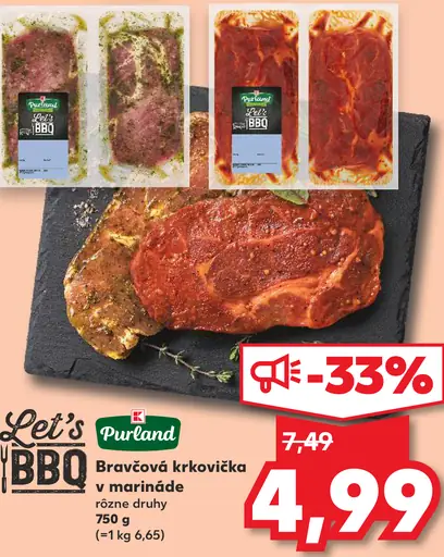 Purland Bravčová krkovička v marináde