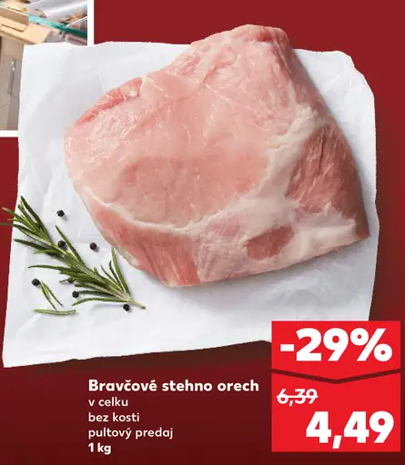 Bravčové stehno orech bez kosti
