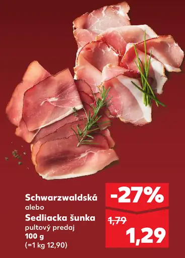Schwarzwaldská alebo Sedliacka šunka