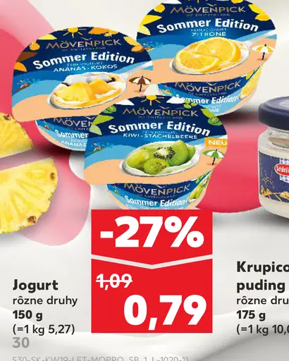 Mövenpick Sommer Edition jogurt