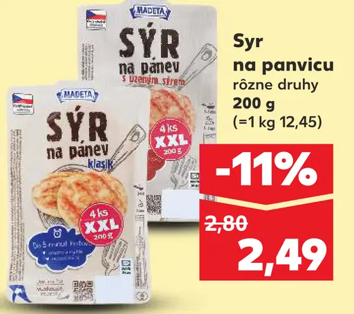 Emmi Syr na panvicu rôzne druhy