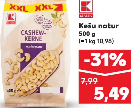 K-Classic Kešu natur
