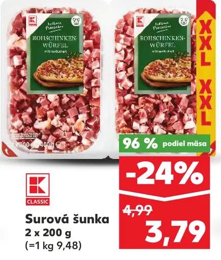 K-Classic Dusená šunka
