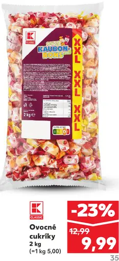 K-Classic ovocné cukríky