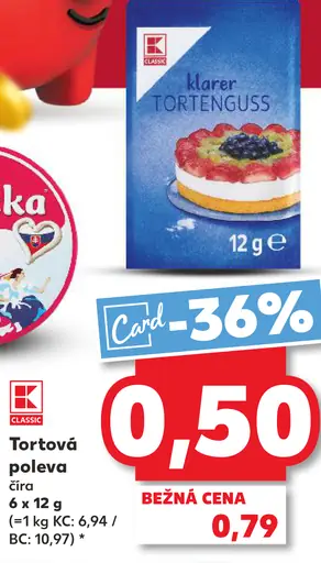K-Classic tortová poleva číra